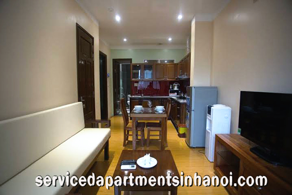 High Quality serviced apartment for rent in Nguyen Phong Sac Str, high floor