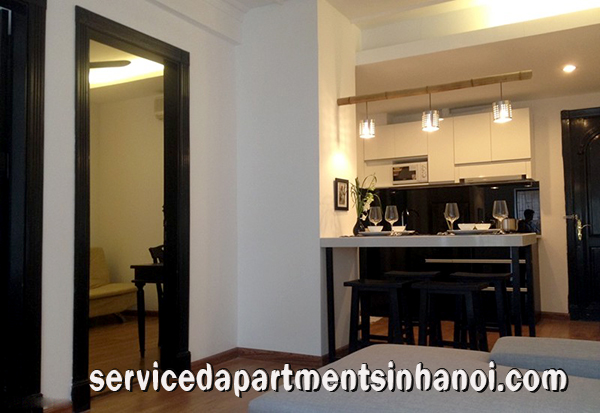 Two bedroom apartment for rent in Ly Thuong Kiet str, Hoan Kiem