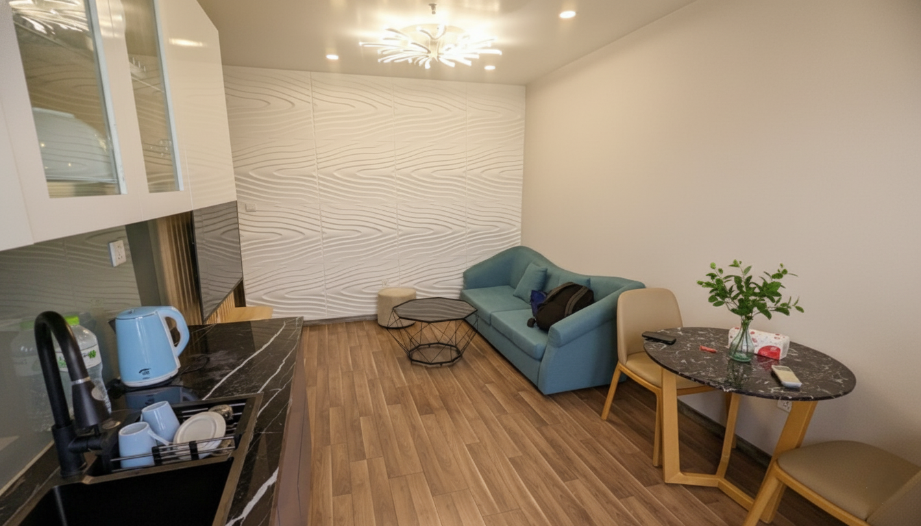 Nice view 01 bedroom apartment for rent in Trinh Cong Son Tay Ho