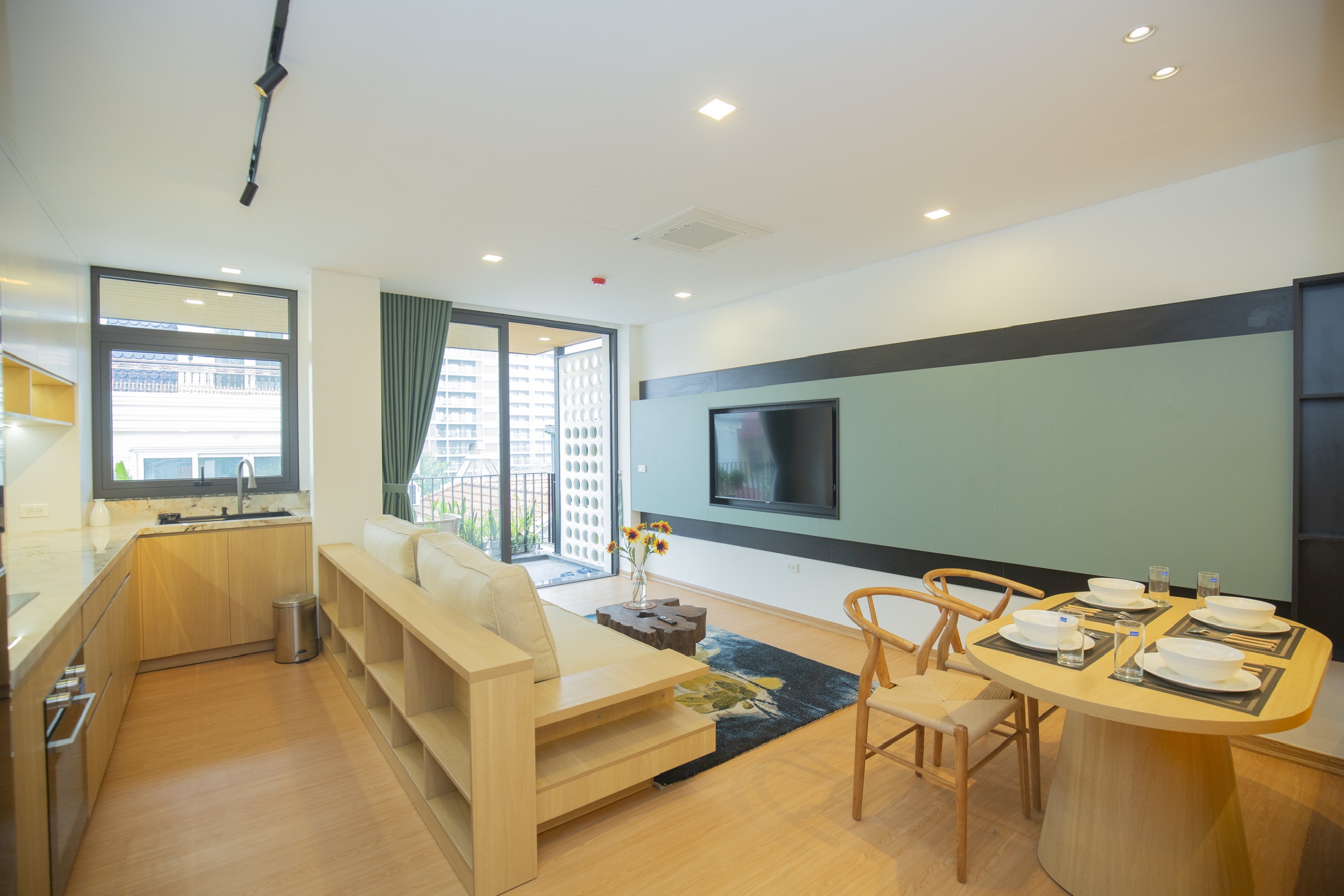 Modern 02 BR Apartment for rent in Xuan Dieu Area, Tay Ho