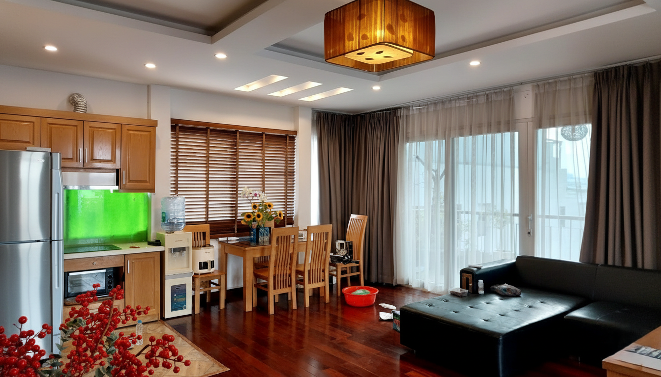 1-Bedroom Apartment for Rent in Truc Bach Ba Dinh