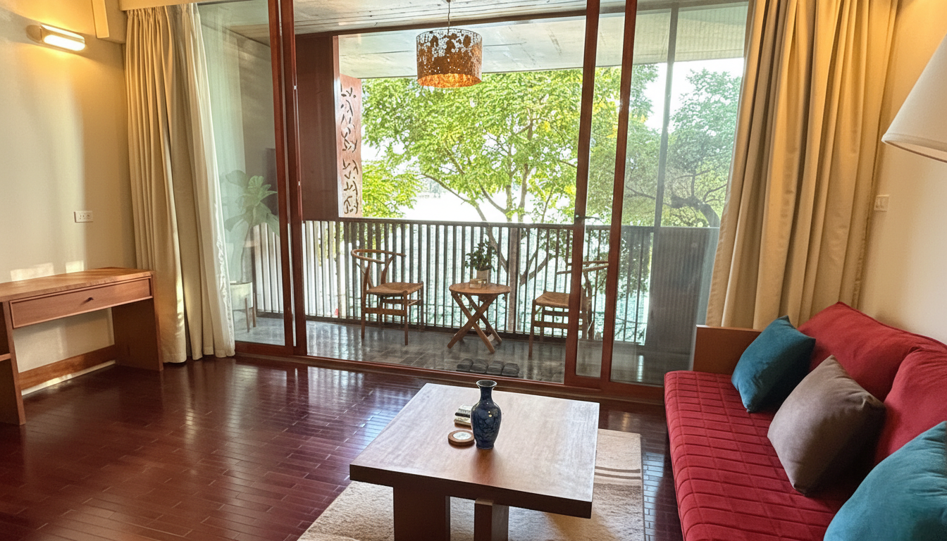 2-Bedroom Apartment for Rent in Yen Phu TÂY HO Lake view