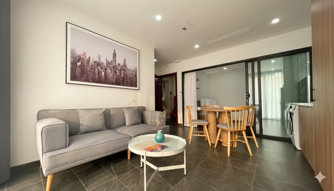 2-Bedroom, 1-Bathroom Apartment with Balcony, NHAT CHIEU TAY HO