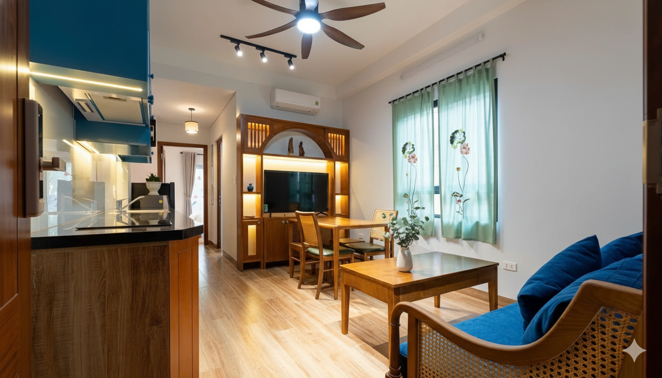 1-Bedroom Apartment for Rent in TRUC BACH BA DINH