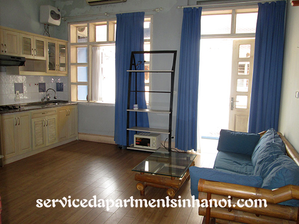 A lot of natural light one bedroom apartment in Thuy Khue street for rent