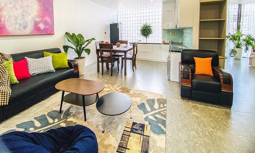 Artistic Bliss in Our 2 BR Apartment for Rent in the Heart of Tay Ho