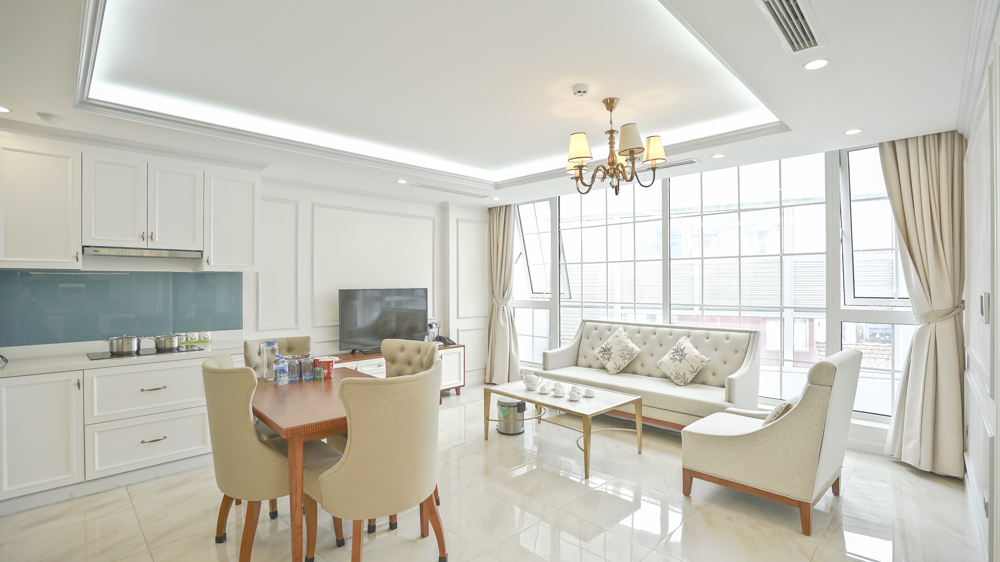 Two bedroom apartment for rent in Hoan Kiem with hight standard of living