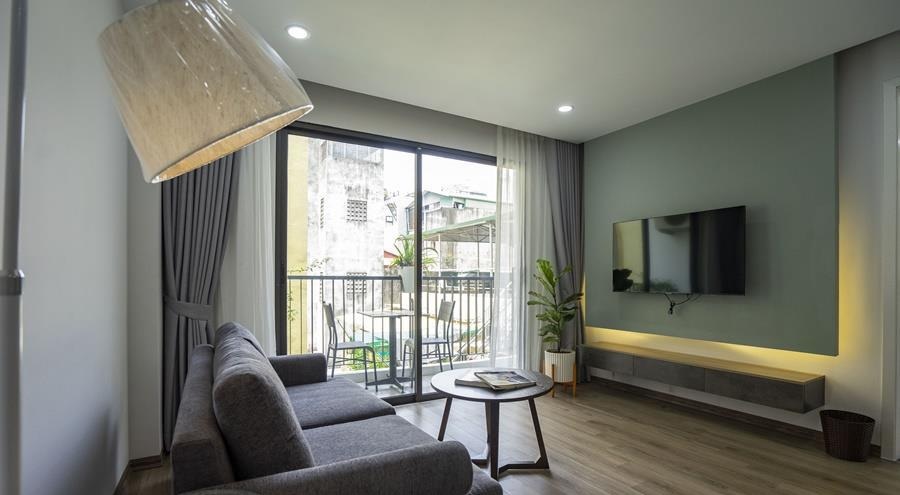 Beautifully Furnished Apartment for rent in Yen Phu Village, The heart of Tay Ho