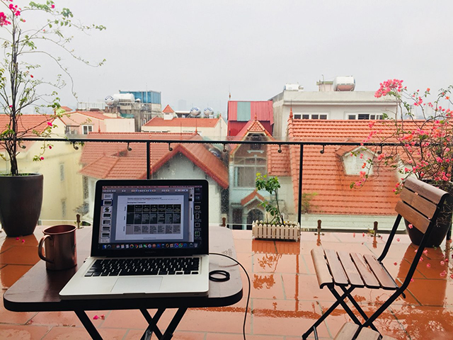 Big Balcony Apartment for rent in Quang Khanh, Tay Ho, Reasonable Price