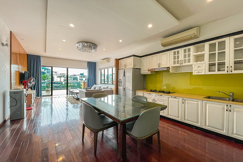 Breathtaking Lake Views from This Spacious 03 BR Apart for rent in Yen Phu Area, Tay Ho