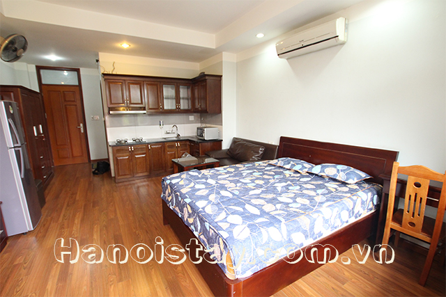 Bright Apartment Rental in Cat Linh Street, Dong Da, Nice Balcony