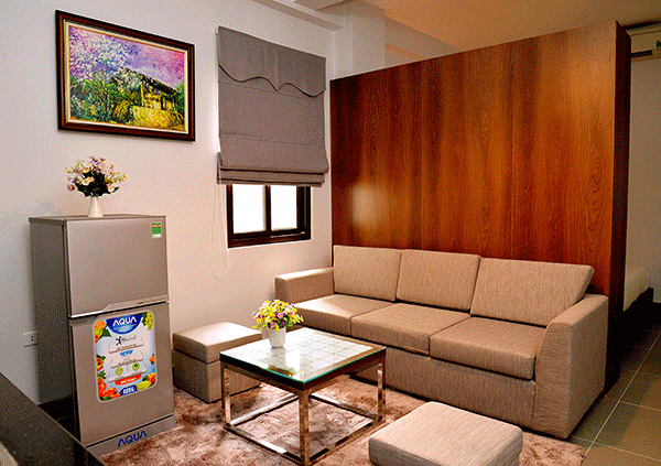 Budget Price One Bedroom Apartment Rental Nguyen Van Huyen street, Cau Giay