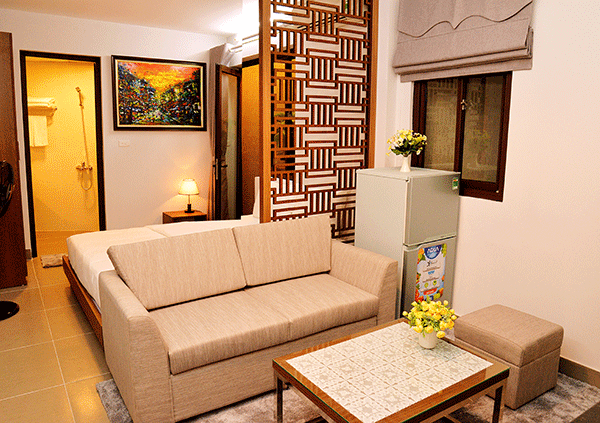 Cheap Serviced Apartment For Rent in Nguyen Van Huyen street, Cau Giay district.