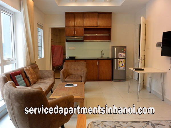 Cheap Studio Apartment for rent in Lac Long Quan Street, Tay Ho