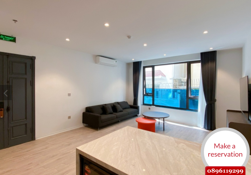 Contemporary 02 BR Apartment Rental in To Ngoc Van str, Tay Ho
