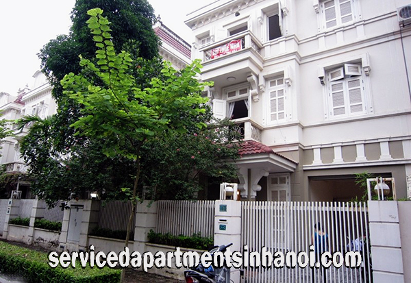 Elegant Four bedroom Villa for rent in C4 Ciputra Area, Tay Ho, Hanoi