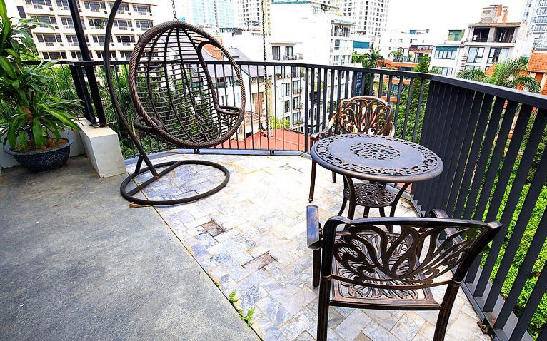 *Enjoyable Balcony 02 BR Serviced Apartment for Rent in Tay Ho Road, Super Bright & Delightful*