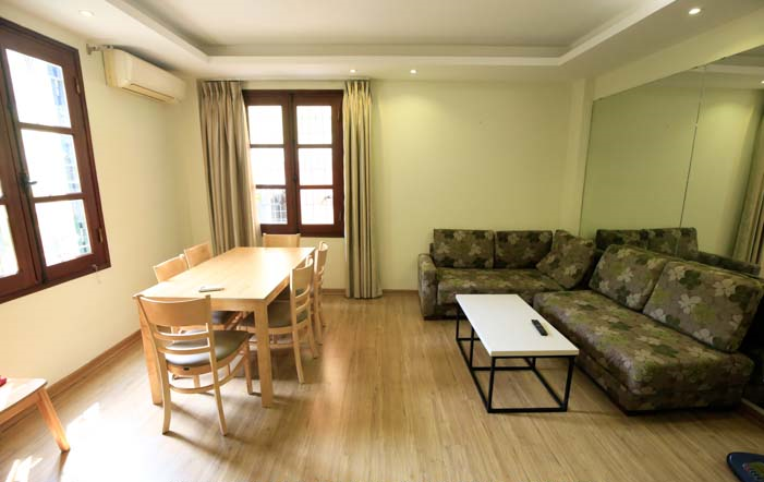 FULL FURNISHED SERVICED APARTMENT Rental in Kim Ma str, Ba Dinh - *WELL ORGANIZED*