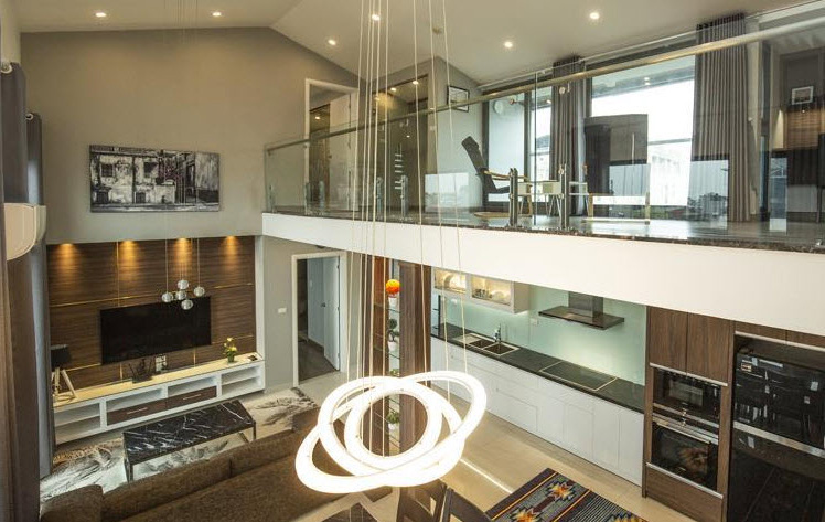 Full of Light Duplex Apartment for rent in Tay Ho, Spacious and Comfortable