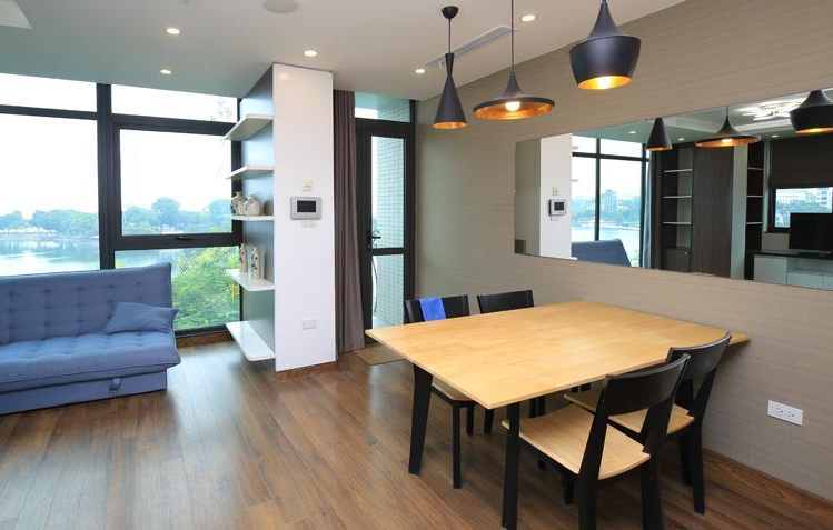 *Feeling of relaxation in this Truc Bach Lake View Western-style One Bedroom Apartment Rental*