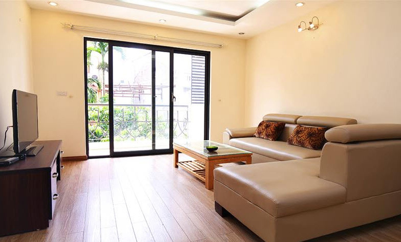 High quality serviced apartment rental in Tay Ho, Two bedrooms, Big Buiding