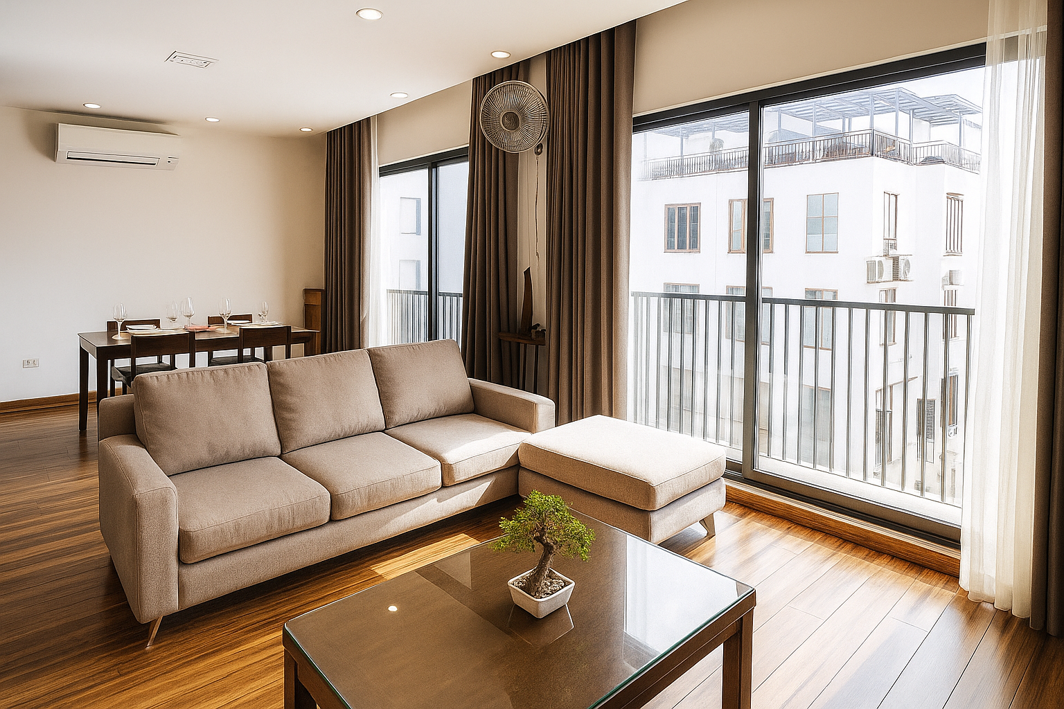 High Quality Serviced Apartment Rental in To Ngoc Van Street, Tay Ho - New Amenities