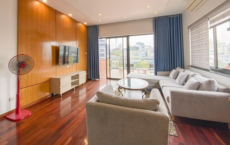 Lake View & Huge Balcony 03 BR Apartment for rent in Tay Ho, West Lake
