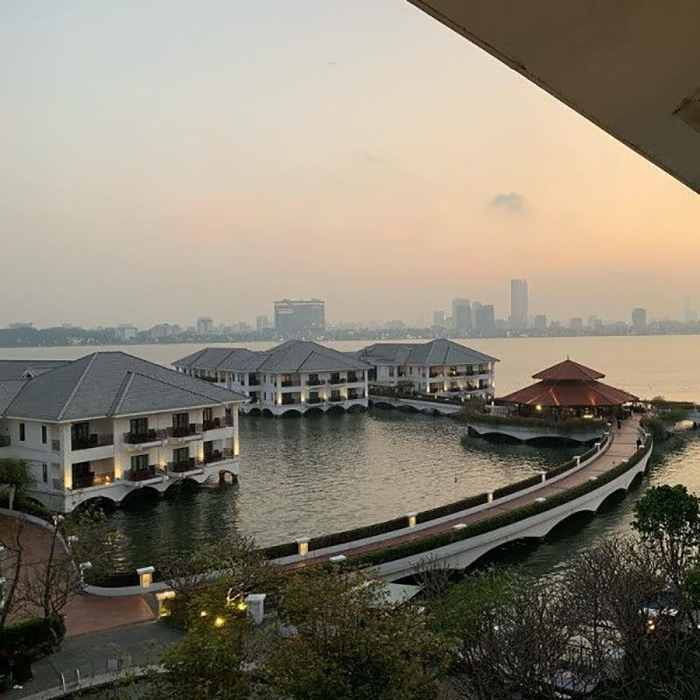 Lakeview Apartment with Balcony for rent near Intercontinental Hotel, Hanoi
