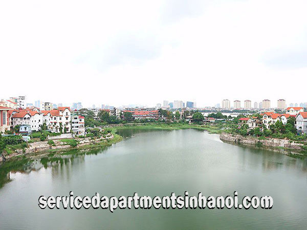 Lakeview Serviced Apartment Rental in Au Co street, Tay ho, Very Nice Terrace