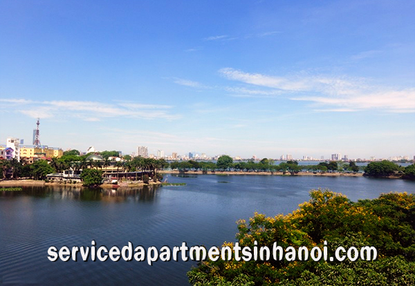 Lakeview serviced apartment rental in Truc Bach, Very Budget Price