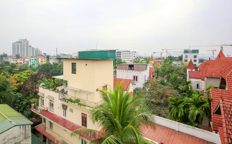 Luxury 3 Bedroom Apartment Rental  in Thien Thai Building, Tay Ho. Gym and Swimming Pool Free