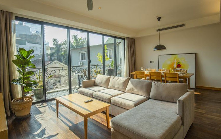 Magnificent 03 BR Apartment Rental in To Ngoc Van str, Tay Ho