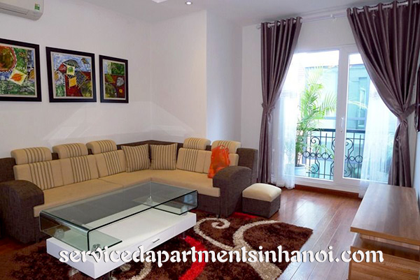 Modern style serviced apartment for rent in Lang Ha
