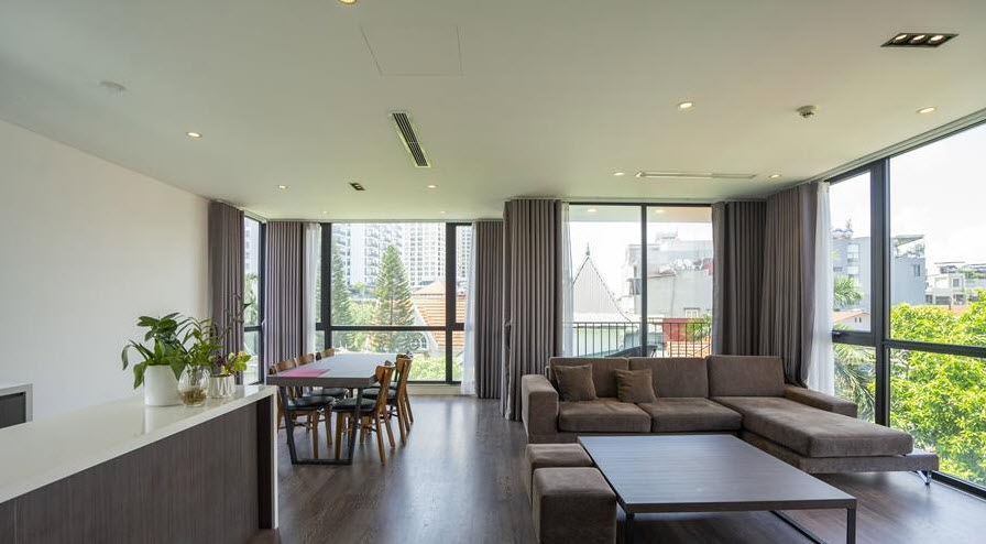 Luxury 02 BR Apartment for rent in To Ngoc Van Area, Tay Ho, Open View
