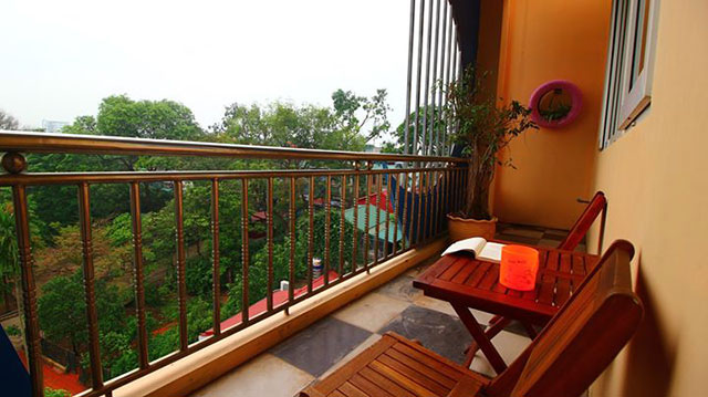 Nest Hanoi Home for rent in Ba Dinh ♥ | Romantic Balcony | Green View