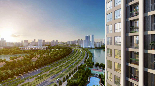 *New & Nice Studio Apartment Rental in Vinhomes Green Bay Me Tri, Hanoi*