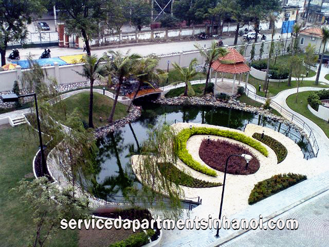 Nice One bedroom Apartment Rental in Golden West Lake Hanoi