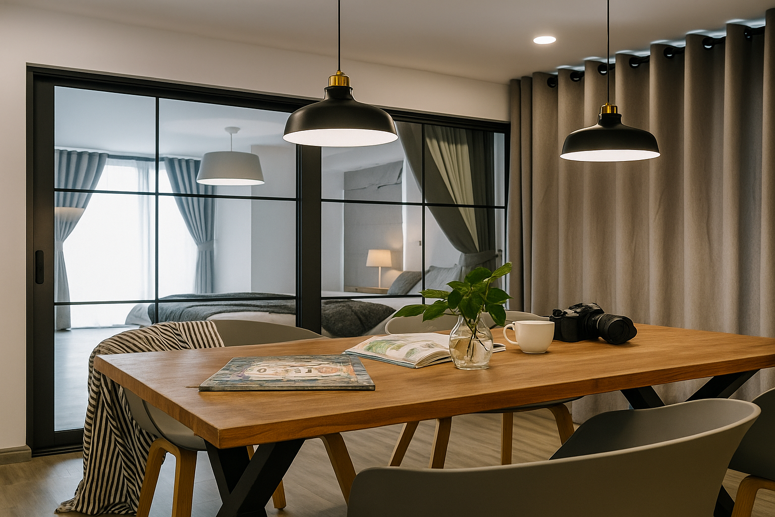 Premier 1 Bedroom Apartment for Rent Central Dong Da District