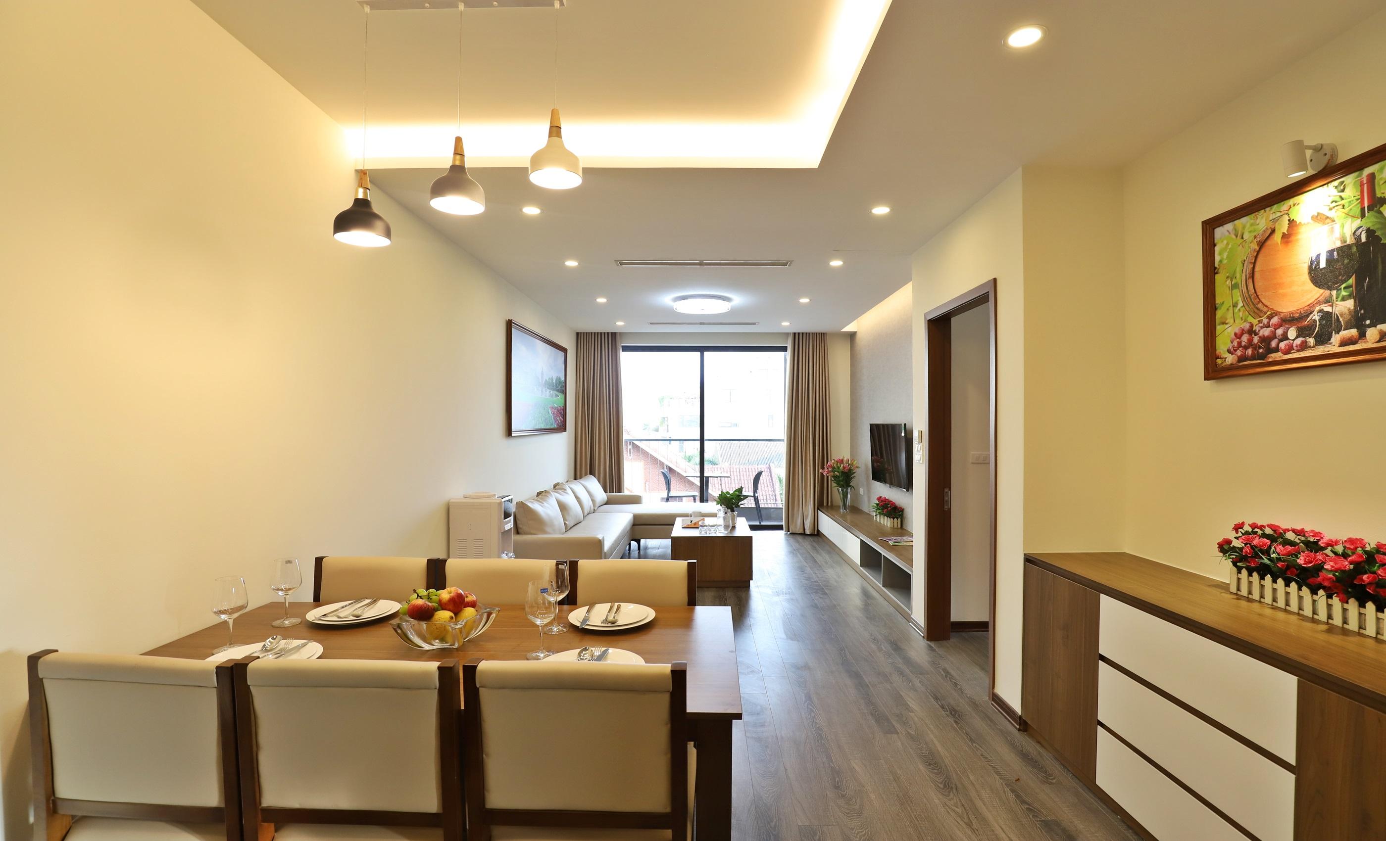 Professional serviced apartment building for rent new 2 bedroom apartment in Tay Ho
