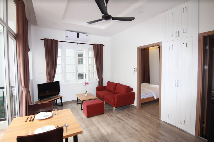 Quiet, stylish 1 BR Apartment Rental in To Ngoc Van str, Tay Ho