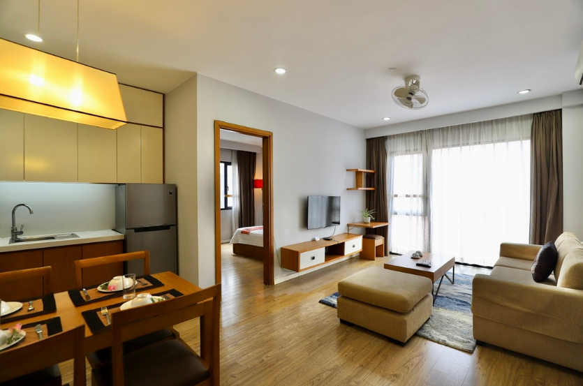 Rental Apartment in Square building, Dao Tan Street, Ba Dinh