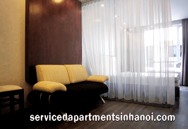 Rental one bedroom apartment in Truc Bach area, Good quality furniture