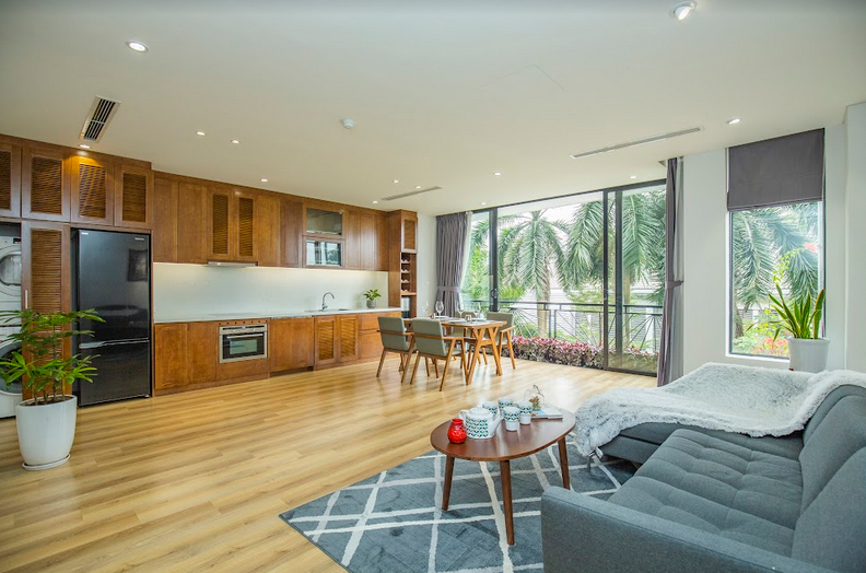 Stunning 2 BR apartment with excellent views for rent in Tu hoa, Tay Ho