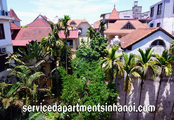 Stunning Villa For rent in Xom Chua Village, Tay Ho area, Beautiful swimming Pool
