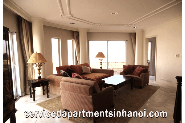 Triplex Luxury Unique Apartment Rental in Golden West Lake Hanoi