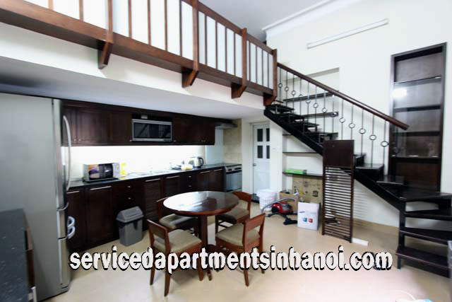 Two Level Serviced Apartment rental in Nguyen Truong To street, Ba Dinh