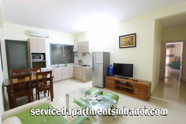 Cheap Two bedroom apartment for rent near Lang Ha str, Dong Da