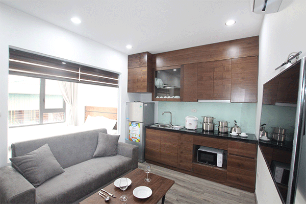 Very Modern One Bedroom Apartment Rental near Thai Ha street, Dong Da