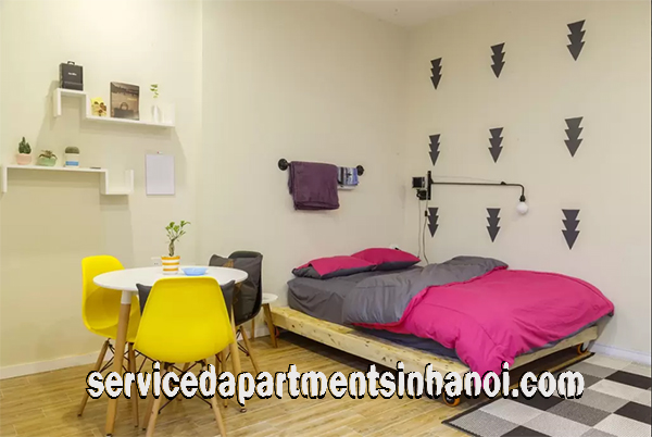 Very Nice Studio Type Apartment Rental in Yet Kieu street, Hai Ba Trung, Lovely Balcony