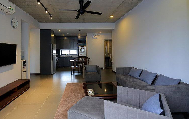Modern 02 bedroom apartment for rent Tay Ho, nice balcony and green